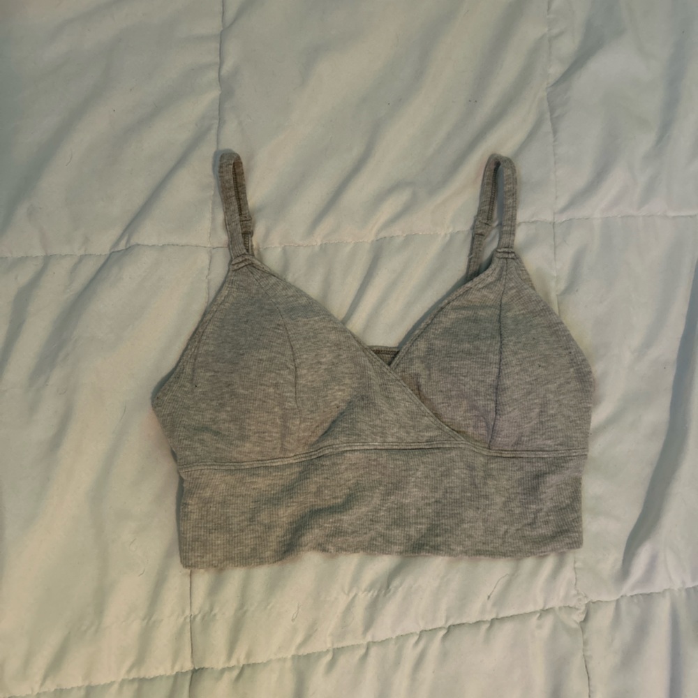 gray padded sleep tank from american eagle